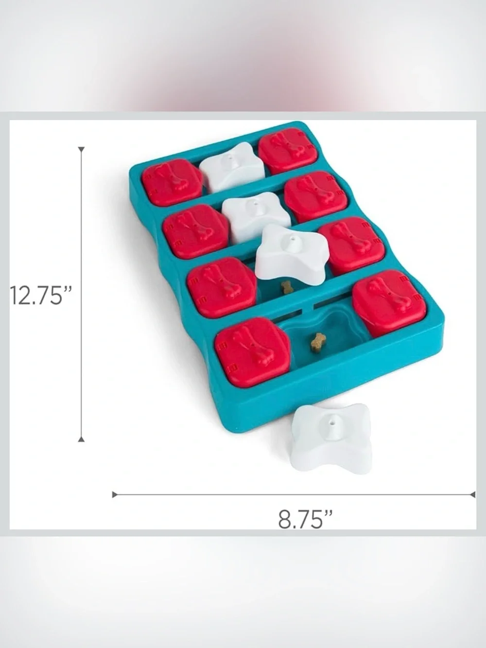 Outward Hound by Nina Ottosson Dog Brick – Interactive Treat Puzzle Enrich Toy